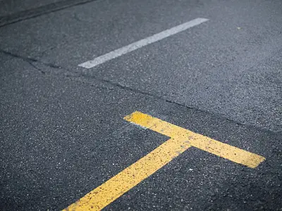 Разметка — МКАД, 45 км