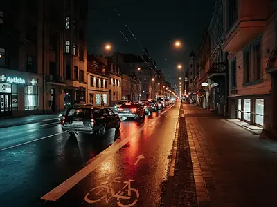 Разметка — Велодорожки Нагорный